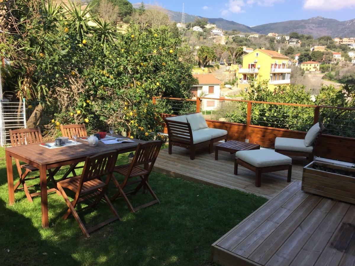 La Petite Villa Marie, Jardin Vue Mer Et Montagne Bastia  Exteriör bild